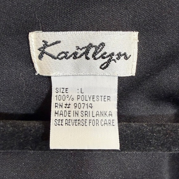 Kaitlyn 1X Paisley Print Top Tie Front Flutter Sleeve Retro Abstract Funky Y2K - Picture 5 of 9